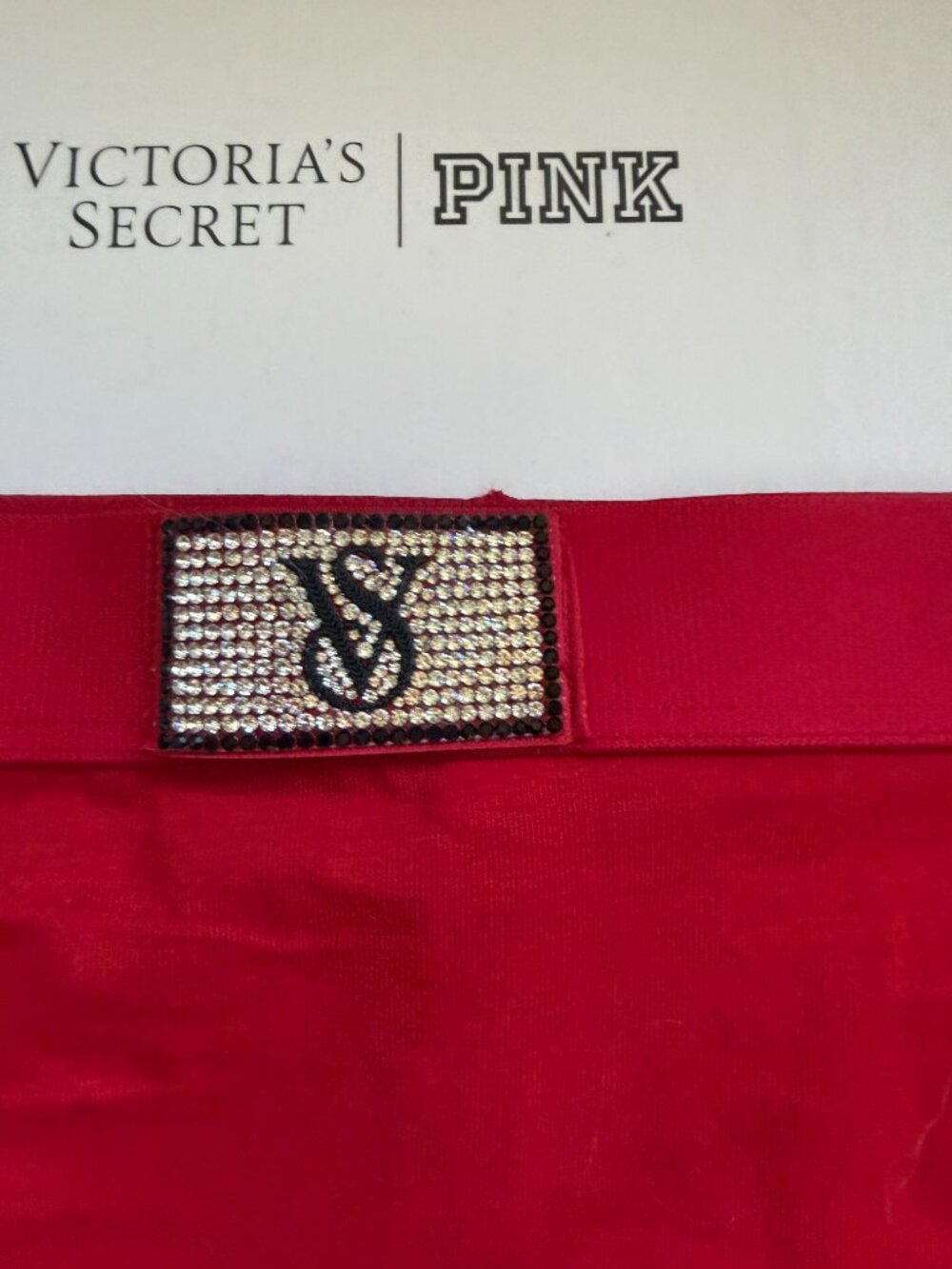 TWO (2) Victoria's Secret Women's Logo Cotton Shine Patch Modern Brief Panty - Picture 8 of 8